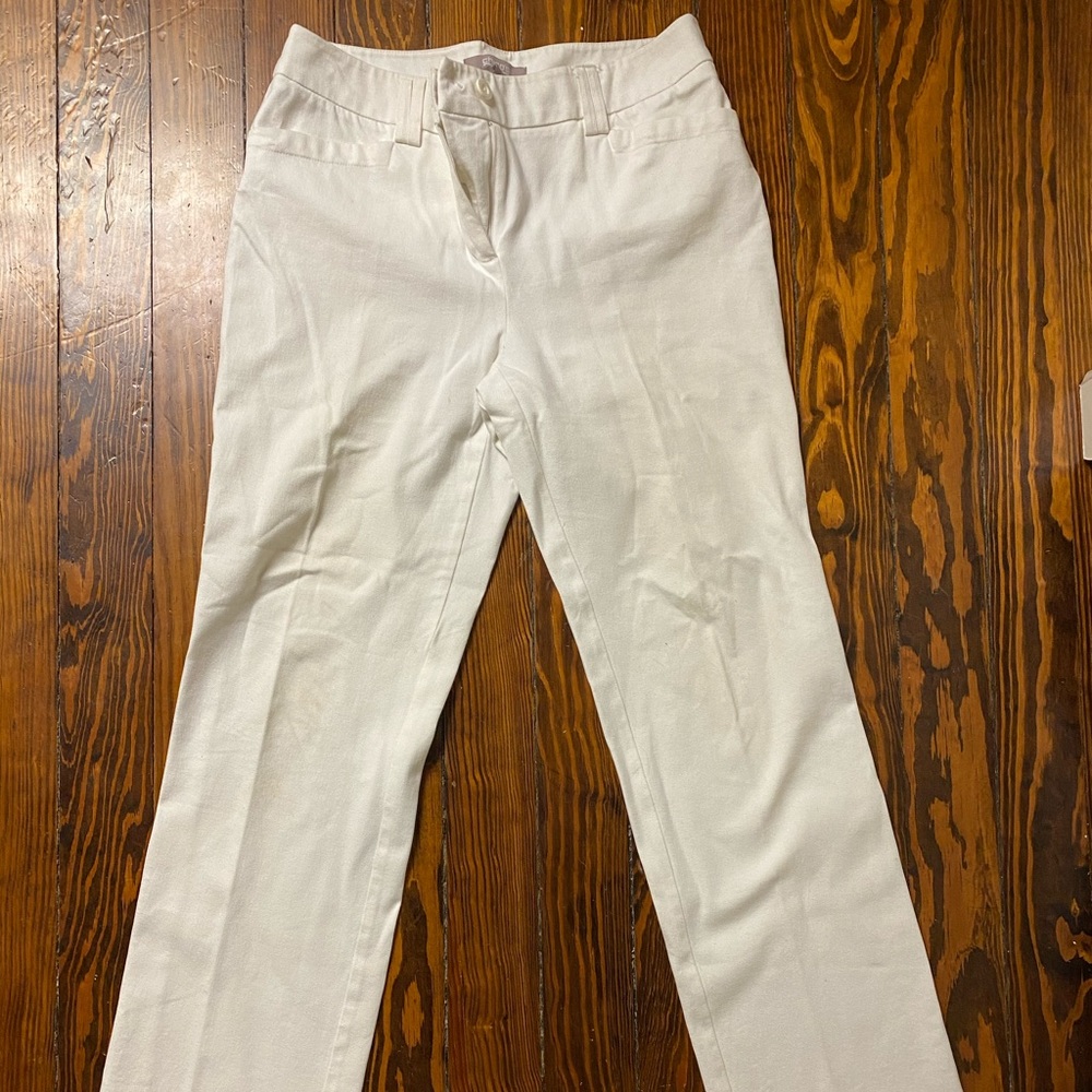 White dress pants Chico’s size 1 regular